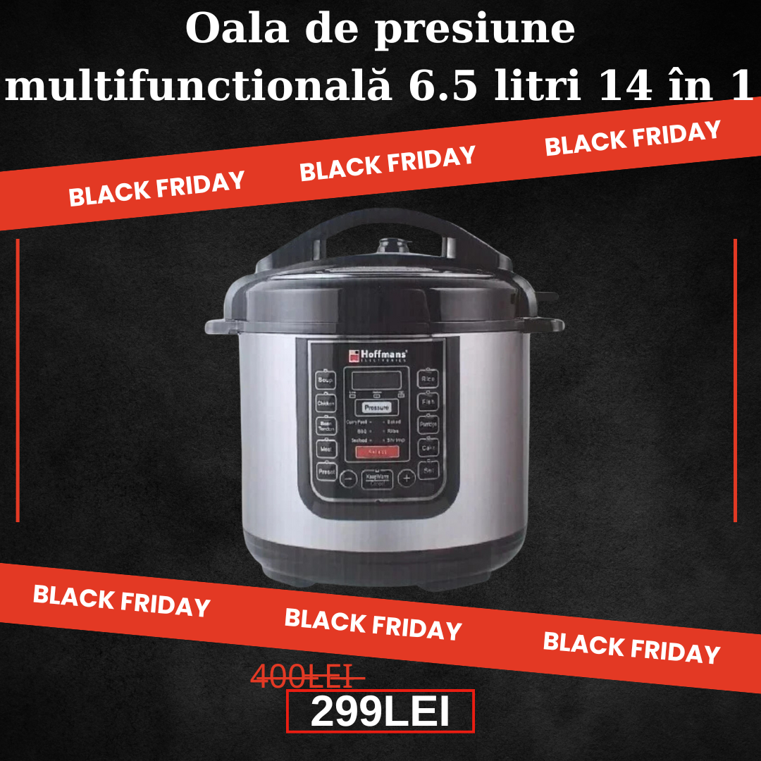 Multi-cooker multifunctional 6.5 litri  14 în 1